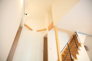 暮らしやすさにこだわった天井の高い家